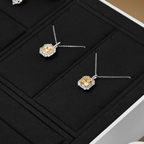 Oirlv Microfiber Jewelry Pendant Display Tray Premium Modular Jewelry Organizer Tray - style: P13709