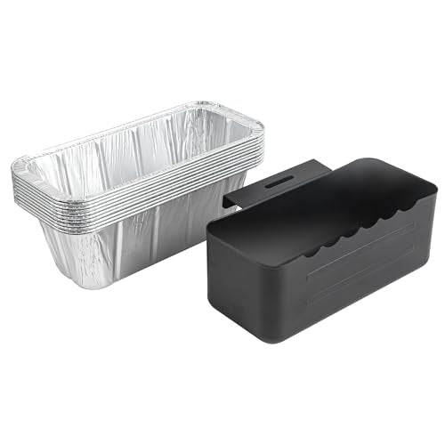 Drip Tray for Blackstone Griddles - Heavy Duty Grease Catcher Fits 17, 22, 28, 30 & 36 Inches, Includes Cup & 10 Disposable Liners, Easy Cleanup - color: Drip Tray+10pc Aluminum foil box