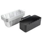 Drip Tray for Blackstone Griddles - Heavy Duty Grease Catcher Fits 17, 22, 28, 30 & 36 Inches, Includes Cup & 10 Disposable Liners, Easy Cleanup - color: Drip Tray+10pc Aluminum foil box