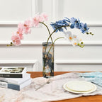 ALAZA Abstract Marble Painting Flower Vases for Home Decor Kitchen Bedroom Living Room Bathroom Office Table Decorations