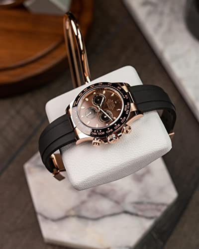LYS&LYX Watch stand watch display stand watch holder watch Handcrafted watch holder (White/Rose/White) - color: white/rose/white