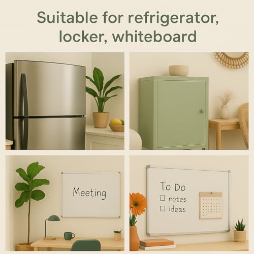 Mini Vase Magnets for Fridge, 10pack Cute Tiny Magnetic Glass Vases Refrigerator Accessories, Real Flowers Pot Magnet, Funny Aesthetic Plant Pot Locker Office Kitchen Decoration, Small Magnet Bud