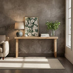 Plank+Beam Solid Wood Console Table, 66 Inch, Sofa Table, Narrow Entryway Table for Hallway, Behind The Couch, Living Room, Foyer, Easy Assembly, Blonde - color: Blonde, size: 66" Console Table
