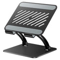 tounee Tablet Holder Stand, Dual Rod Adjustable Aluminum Desktop Stand, Compatible with 4.7-16.9" iPads, Surface Tablets, Portable Monitor, Kindle and More (Black) - color: Black
