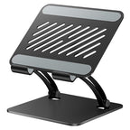 tounee Tablet Holder Stand, Dual Rod Adjustable Aluminum Desktop Stand, Compatible with 4.7-16.9" iPads, Surface Tablets, Portable Monitor, Kindle and More (Black) - color: Black