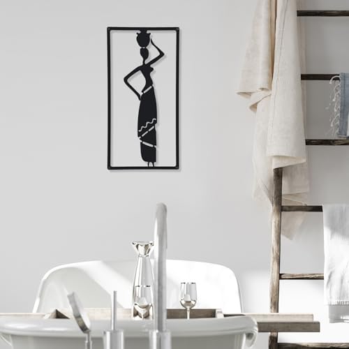 CHENGU 3 Pieces Metal Minimalist Abstract Woman Wall Art Line Drawing Wall Art Decor Single Line Female Home Hanging for Kitchen Bathroom Living Room(Artistic Body) - style: Artistic Body