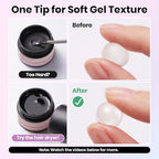 Beetles Solid Builder Gel for Nails,4 Colors Clear Pink White 3D Sculpting Gel Non-Sticky Hand Carving Nail Glue for 3D Nail Art with 3D Mold Chrome Powder Tools Salon DIY at Home,UV&LED Needed - color: Beetles Bubblegum Glow 3D Nail Art Gel Kit