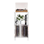 Clear Acrylic Side Table, 15.7" L x 11.8" W x 30.7" H, 3-Tier End Table for Living Room, Small Modern Bedside Tables Nightstand for Bedroom, Home Decor Accent Table - size: 3 Tier Tall 1-Pack