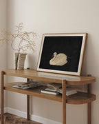VIYYIEA Framed Wall Art for Living Room, Animal-【Zwaan】, 20L x 16W - color: Animal-【Zwaan】, size: 20"L x 16"W