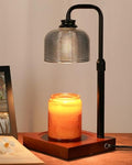 Candle Warmer Lamp with Timer Dimmable, Adjustable Height Candle Warmer,Mothers Day Birthday Gifts for Women Mom House Warming Gifts New Home, Wax Warmer for Jar Candles with 2 Bulbs - color: Gray