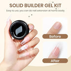 2PCS Clear 3D Sculpting Gel Non-Stick Hand Solid Builder 3D Nail Gel Art with Silicone Pen for 3D Modeling Nail Art Home Manicure DIY for Women - color: Clear&Clear