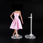 E-TING Transparent Dolls Holder Stand Support for 9inches-12inches Dolls - Pack of 10