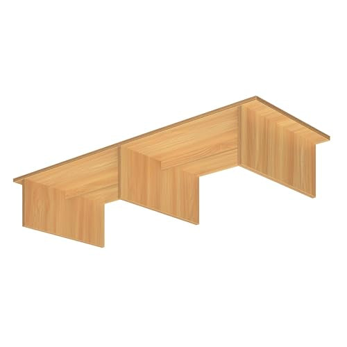 Convenience Concepts Designs2Go TV/Monitor Riser for TVs up to 46 Inches, Light Oak - color: Light Oak, size: Large