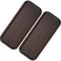 JOIKIT 2 Pack 14 x 6 in Wood Serving Platters and Trays,Rectangular Wooden Long Serving Platters Mini Charcuterie Boards for Cookie, Appetizer, Bread, Cheese, Coffee - size: 17x6 Inch 2 PCS