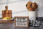 Primitives by Kathy Rustic Farmhouse Decor - Inspirational Wall Art, Wooden Table/Shelf Decor, Boho Kitchen Accessories 5”x7” - style: Not A Taco Inset Sign