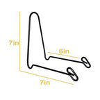 Artliving 2 Pack Display Stand Easel Iron Bowl Stands for Display Large Deep Bowls, Platters and Deep Dishes - size: L (2 pack)