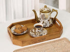Vesta Homes Set of 2 Zak Acacia Wood Rectangular Serving Tray for Home/Kitchen/Restaurant/Office Organizer/Dining Table|Premium Wooden Trays|48 X 33 ; 40 x 27 cm | Handcrafted in India - size: Set of 2 Trays: 18.9" x 13", 15.7" x 10.6"
