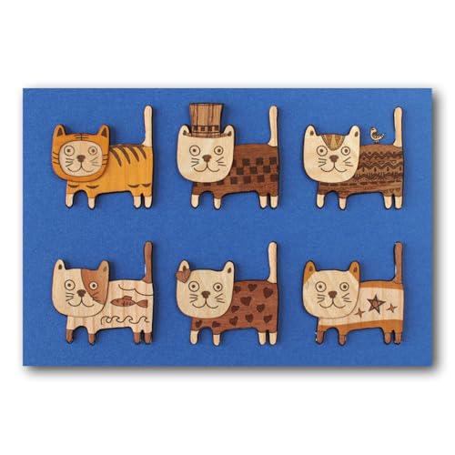 KINOWA Animal Art Kit Kiharie Cat Carnival Made in Japan