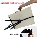 RRFTOK Art Painting Easel Stand for Displaying,Metal Adjustable Artist Easels for Canvases Height from 17 to 66 Inch,Carry Bag for Table-Top/Floor Drawing Painter and Display Black 1-Pack. - style: 66BB-New