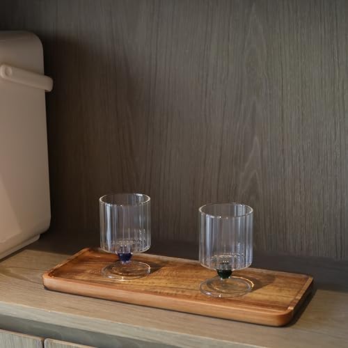 Bathroom Vanity Tray, Bathroom Tray for Counter, Toilet Tank Tray, Wood Bathroom Tray for Organizing and Home Decor (11.8 x 5.1 x 0.8 inch) - size: 11.8" x 5.1" x 0.8"