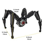 3D Printed Arc Leaper Mechanical Creature 5.1 Inch Sculpture Sci Fi Home Office Desk Decor-Black - color: Leaper-black