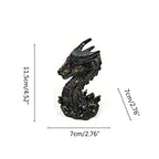 Dragon Head Crystal Ball Stand Sphere Display, Natural Healing Feng Shui Glass Orb Holder Base Statue Decoration, for 50mm-90mm Sphere - style: Dragon Head