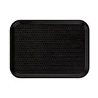 Carlisle FoodService Products CT101403 Cafe Standard Plastic Cafeteria/Fast Food Tray, NSF Certified, BPA Free, 14" Length x 10" Width, Black - color: Black