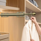 12" Valet Rod for Closet Pull Out (1 Pack, Antique Brass) - color: Antique Brass, size: 1 Pack