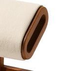 Single Watch Stand Display Solid Wood Jewelry Stand Display for Wristwatch Bracelet Bangle(Beige) - color: Beige