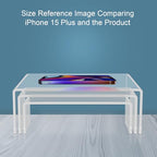 6PCS Acrylic Display Risers, 3 Sizes Clear Product Stand, Jewelry Display Riser Shelf Showcase Fixtures For Collectibles Display, Toy Figure Display