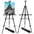 RRFTOK Art Painting Display Easel Stand, 72Inches Metal Portable Adjustable Easels for Painting Canvases Height from 22-72”for Table-Top/Floor Paint and Displaying,Black 2-Pack. - style: 72BL 2-pack