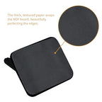 MOOCA 2 Pcs Set 3-Ring Organizer for Showcase Display Ring Finger Holder Jewelry Display Stands Showcase Jewelry Storage Counter, Black Velvet, 4 W x 3 1/4D x 2 3/8H inch - color: Black Velvet, 3 Rings x 2