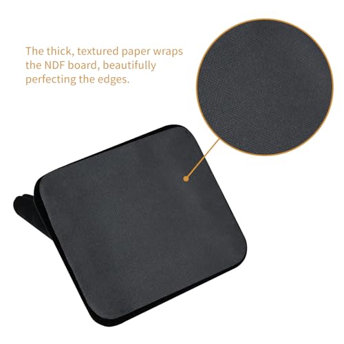 MOOCA 2 Pcs Set 3-Ring Organizer for Showcase Display Ring Finger Holder Jewelry Display Stands Showcase Jewelry Storage Counter, Black Velvet, 4 W x 3 1/4D x 2 3/8H inch - color: Black Velvet, 3 Rings x 2