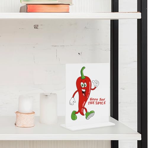 Funny Office Home Decor - Unique Acrylic Tabletop Decor for Living Room, Dining Space & Workspace, Stylish & Durable, 4 × 4.7 Inches