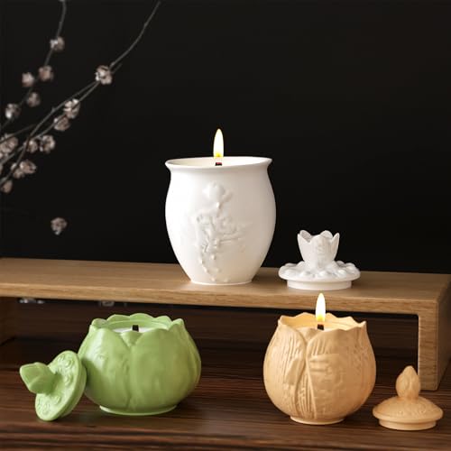 Lotus Embossed Resin Jar Mold with Lid, Silicone Mold for Epoxy Resin Casting, Small Storage Container, Candy Jar, Candle Holder, DIY Home Decor (style7)