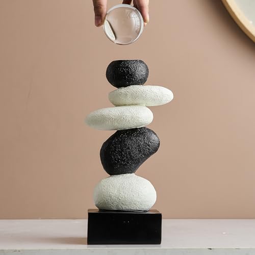 Art Stone Sculptures Home Decor - Modern Bookshelf & Desk Decor