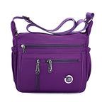 Purses and Shoulder Handbags for Women Crossbody Bag Messenger Bags - color: Large-purple