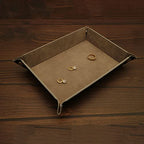 Valet Organizer - Catchall Tray for Jewelry, Wallets, Watches, Keys, Coins, Phones, Glasses - Perfect for Nightstand, Desk, Entryway - color: Gray