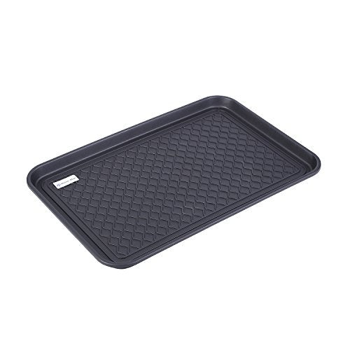 Multi-Purpose Boot Tray Mat,Shoe Tray Mat,Pet Bowl Tray,Waterproof Trays for Indoor and Outdoor Floor Protection,24" x 15"/Medium … - size: 24x15"
