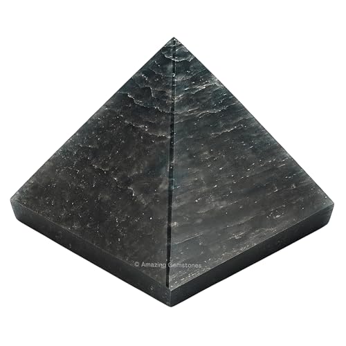 Amazing Gemstone Blue Aventurine Pyramid Crystal Healing Stones - 2" Great Pyramid Figurine of Natural Stone Pyramid for Meditation, Reiki, Chakra Balancing and Crystal Pyramids Grid - color: Blue Aventurine