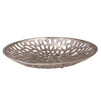 BBH Home's Handmade Bronze Novelty Shaped Aluminium Tray 5.51 x 5.51 x 1.37 AMBBVK063AB2020 - color: Bronze
