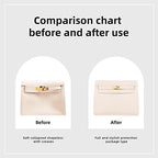 DGAZ Silk Purse Organizer Insert For Hermes Kelly Danse 22 bag，Silky Smooth Bag Organizer，Luxury Handbag & Tote Shaper（Craie，22） - color: Craie