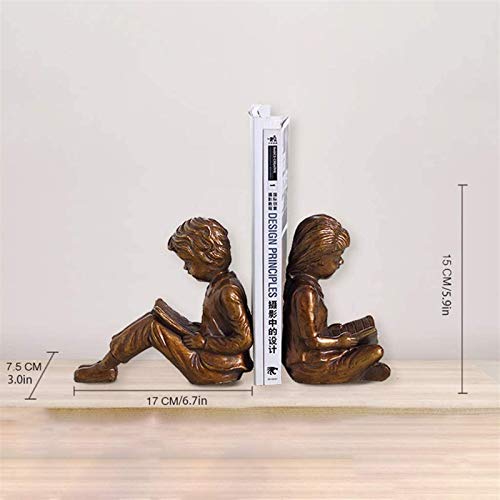 Bookend Design Simplicity Art Deco Children Sculptural Bookend Pair