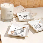 She Believed She Could So She Did Jewelry Dish Tray Ceramic Trinket Dish Congratulations Graduation Gifts For Her Congratulations Gifts For Women - style: Graduation