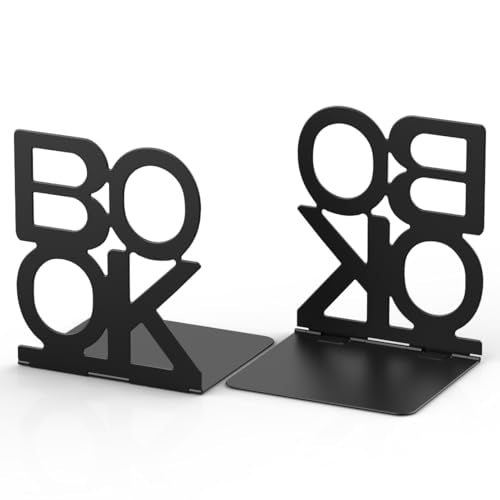 Book Ends,1 Pair Bookends Folding Book Ends Metal Bookend (1 Pair) - size: 1 Pair