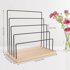 Earring Display Stand for Selling, Earring Rack Display Holder with 40 Earring Cards, 5 Tiers Jewelry Display for Vendors