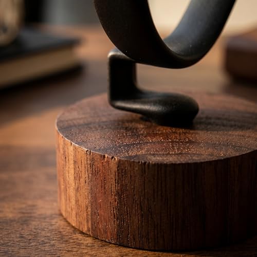 BESPORTBLE Watch Display Stand, Wrist Watch Display Holder Detachable Walnut Storage Rack for Men and Women, 4.09X1.87 inch