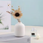 Ceramic Vase for Home Decor,Ceramic Vase, Dried Flower Vase, Living Room Decoration, Flower Arrangement Decoration Shooting Props(White)