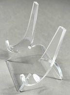 HQRP-Crystal 3" Acrylic Display Stand Pedestal for Crystal Heart / Slice / Slab and other Stones - size: 3"
