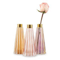 Weddingstar Tapered Colored Glass Bud Vases - Pink - Set of 3